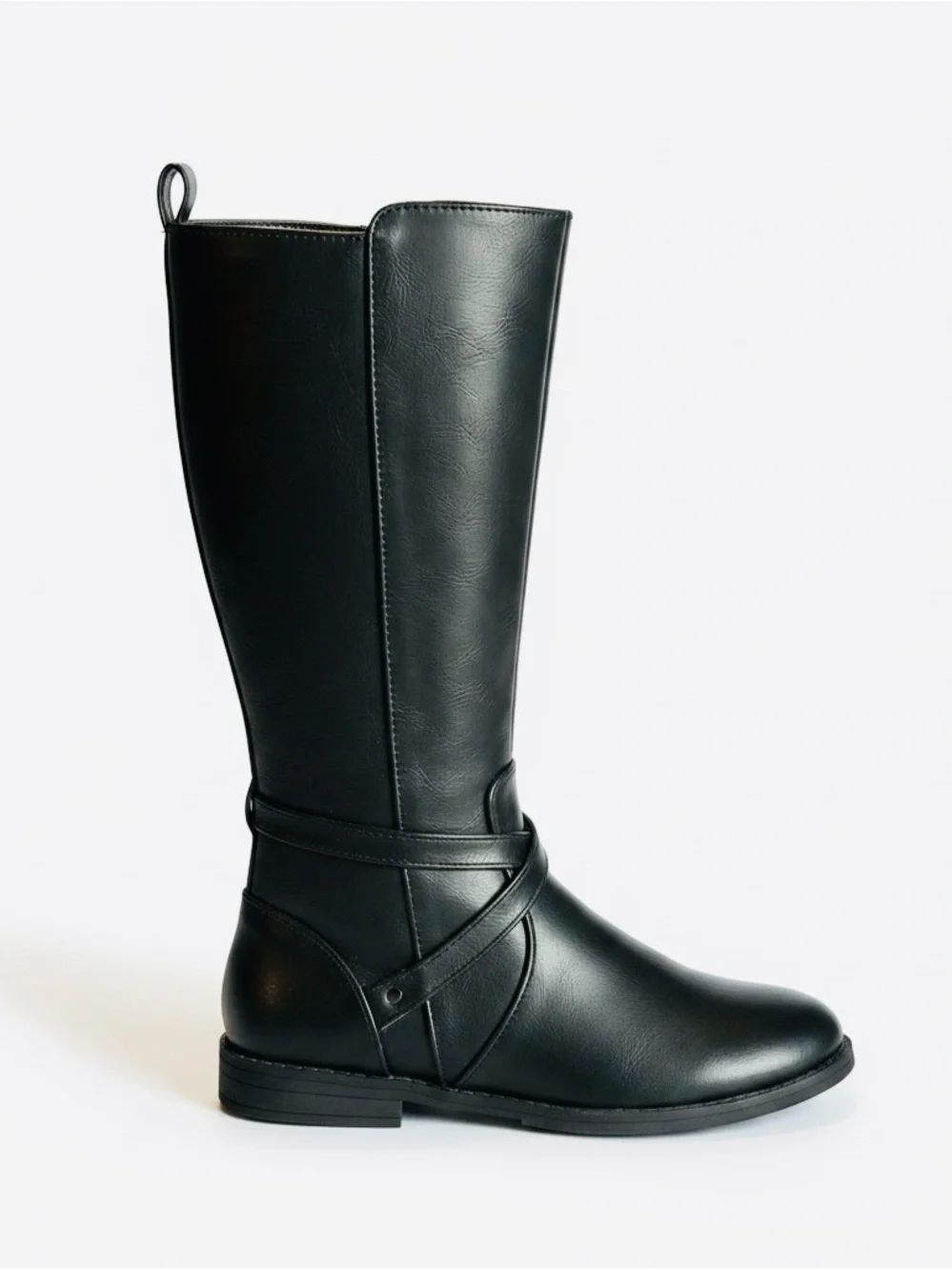 The Children’s Place Girl’s Faux Leather Tall Boots - Youth Size 3.5, New